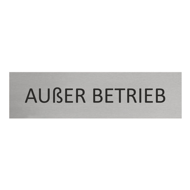 Türschild Außer Betrieb