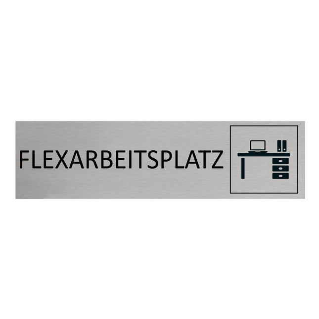 Türschild Flexarbeitsplatz