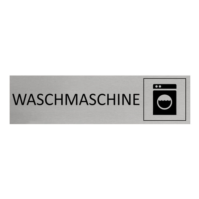 Türschild Waschmaschine