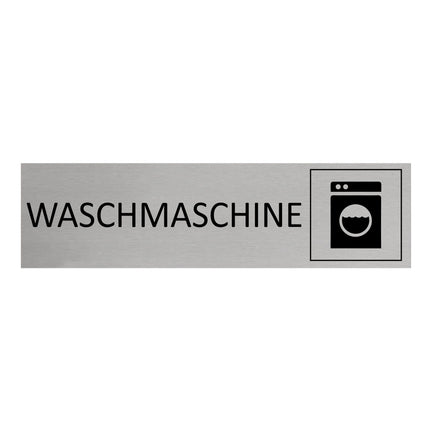 Türschild Waschmaschine