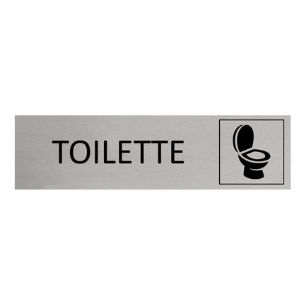 Türschild Toilette neutral