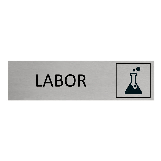 Türschild Labor