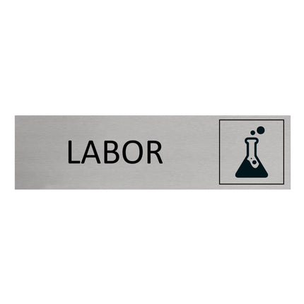 Türschild Labor