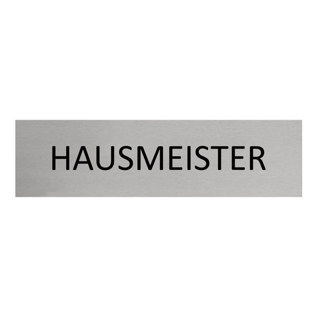 Türschild Hausmeister