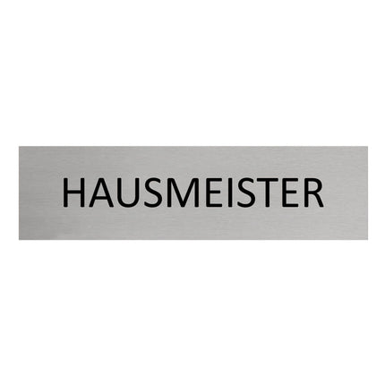 Türschild Hausmeister