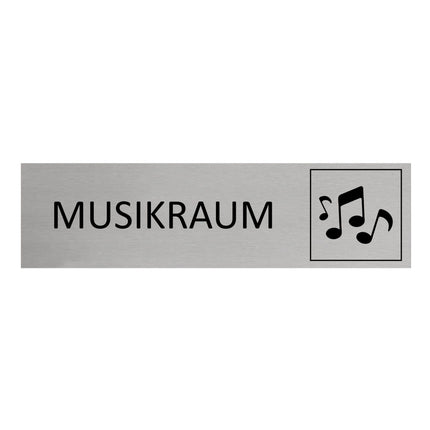 Türschild Musikraum