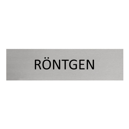 Türschild Röntgen