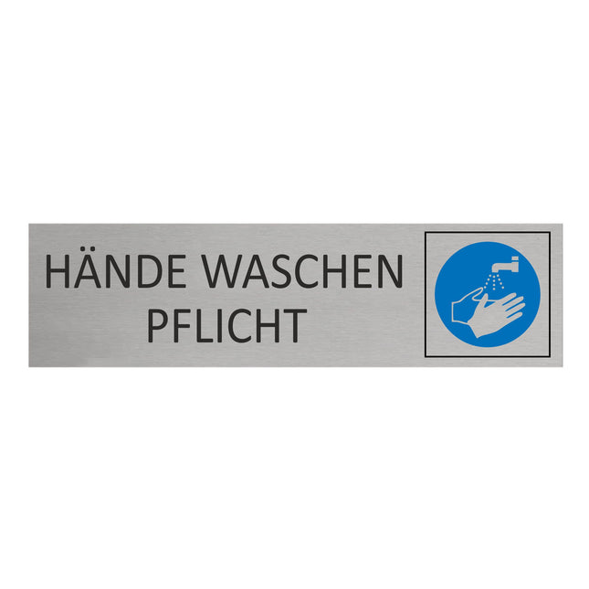 Türschild Hände waschen – Pflicht