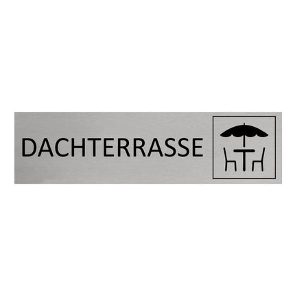 Türschild Dachterrasse
