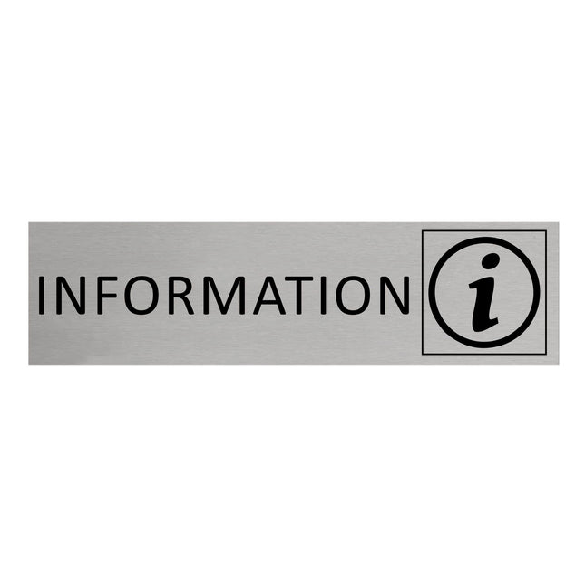 Türschild Information