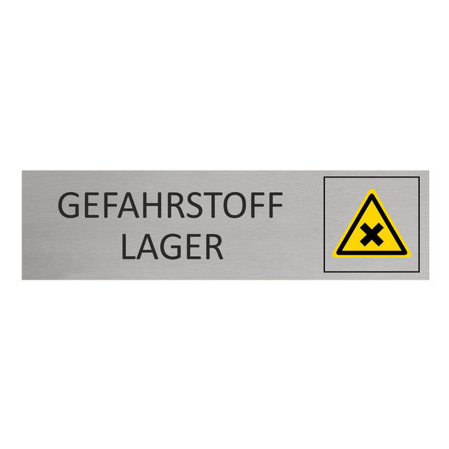 Türschild Gefahrstofflager