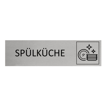 Türschild Spülküche