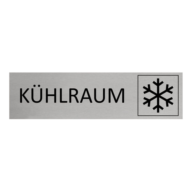 Türschild Kühlraum