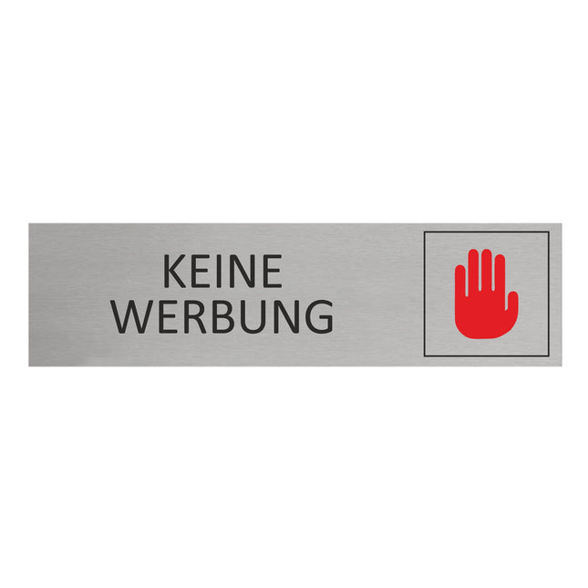 Türschild Keine Werbung