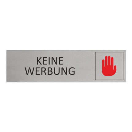 Türschild Keine Werbung