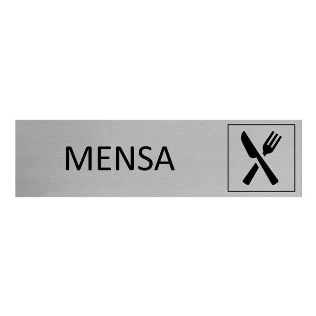 Türschild Mensa