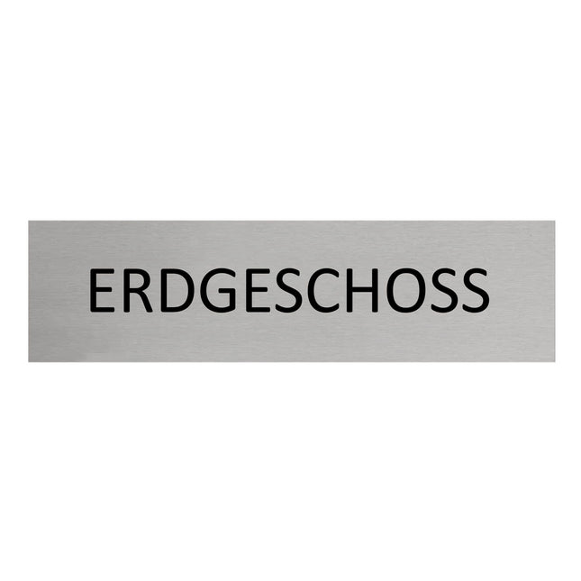 Türschild Erdgeschoss