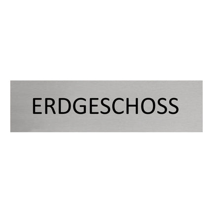 Türschild Erdgeschoss