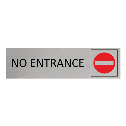 Türschild No Entrance