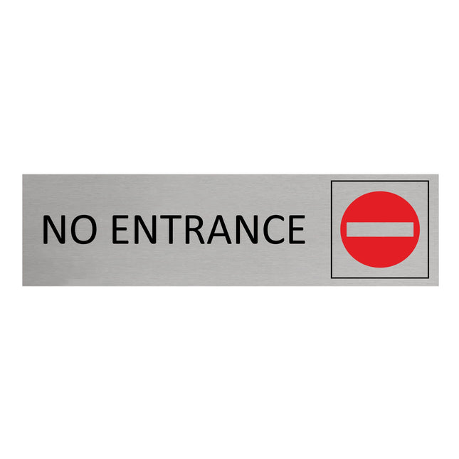 Türschild No Entrance