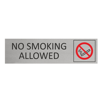 Türschild No Smoking Allowed