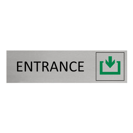 Türschild Entrance