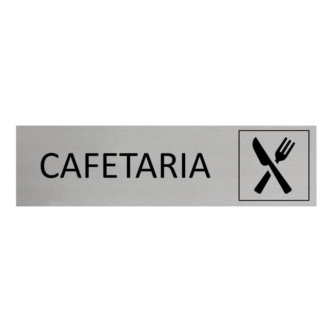 Türschild Cafetaria