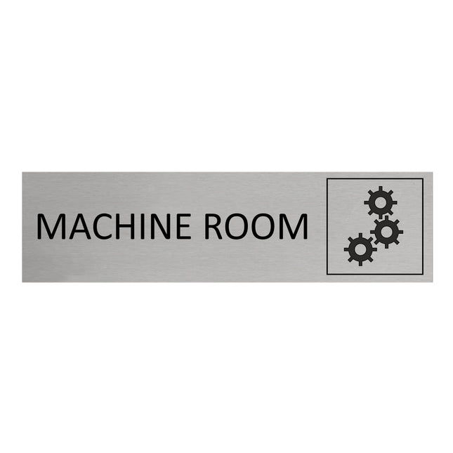 Türschild Machine Room