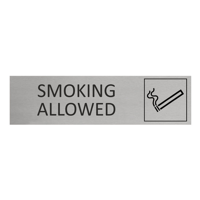 Türschild Smoking Allowed