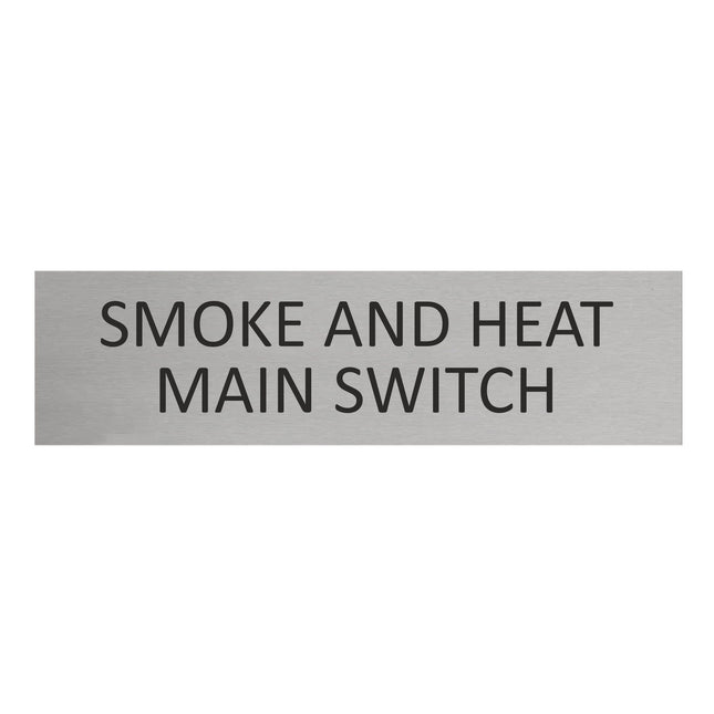 Türschild Smoke Vent Switch