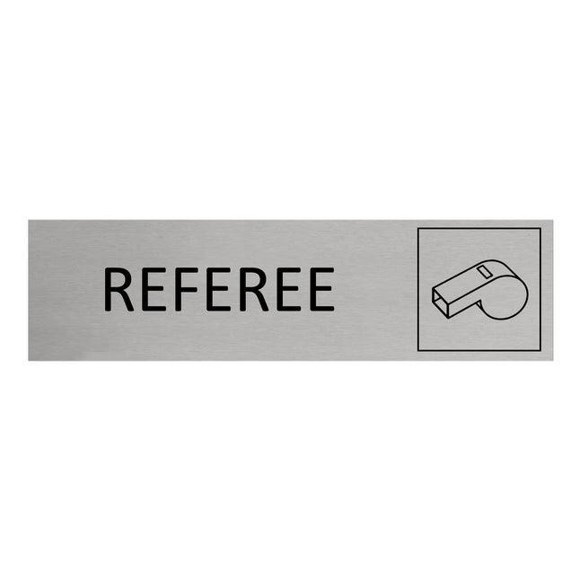 Türschild Referee
