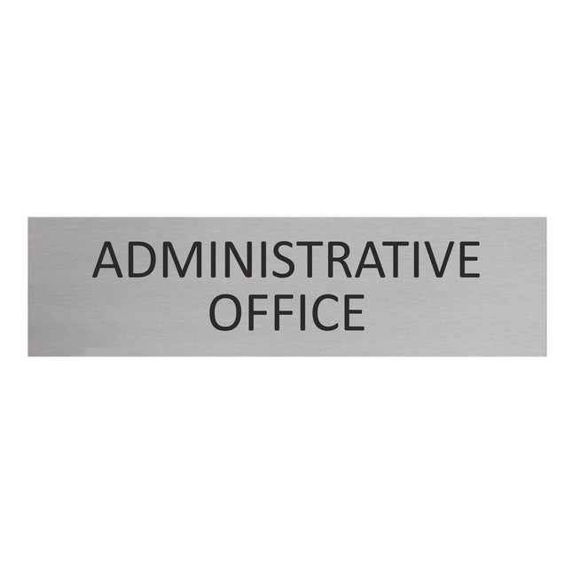 Türschild Administration Office