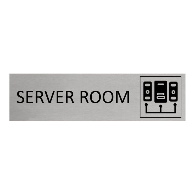 Türschild Server Room