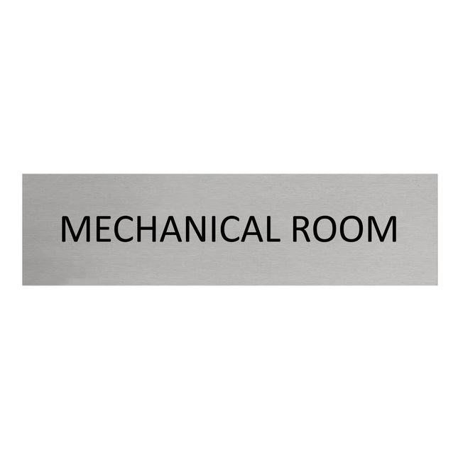 Türschild Mechanical Room