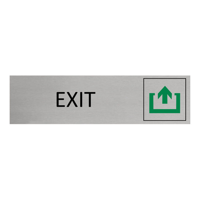 Türschild Exit