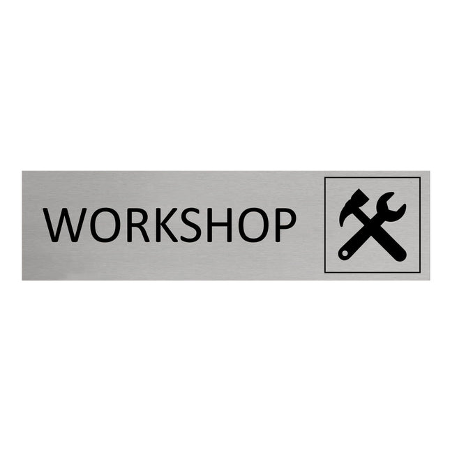 Türschild Workshop