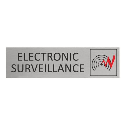 Türschild Electronic Surveillance