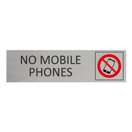 Türschild No Mobile Phones