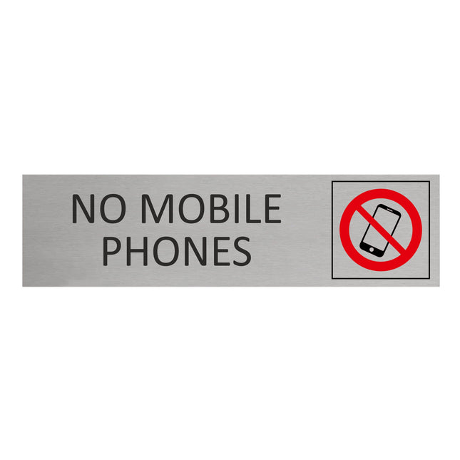 Türschild No Mobile Phones