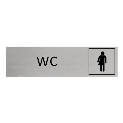 Türschild WC Unisex