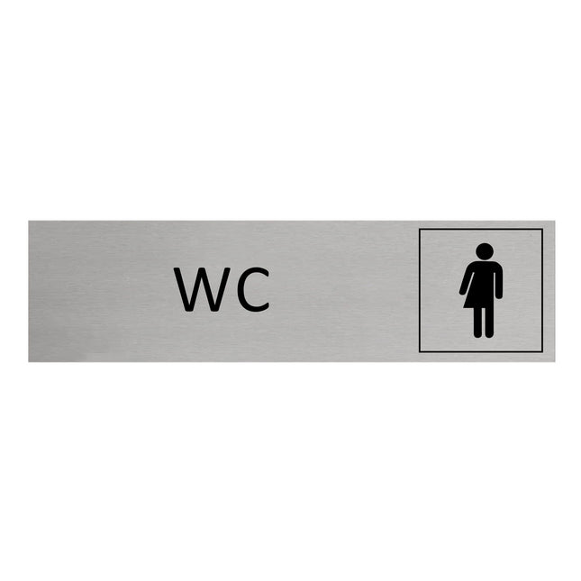 Türschild WC Unisex