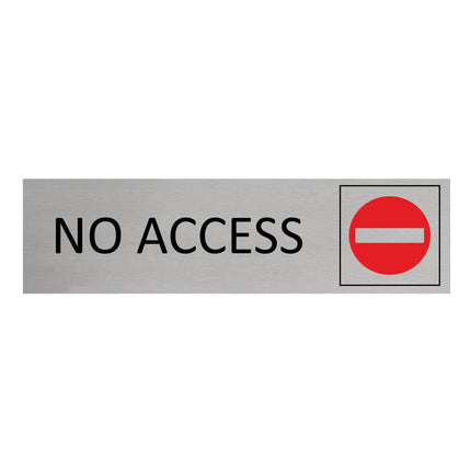 Türschild No Access