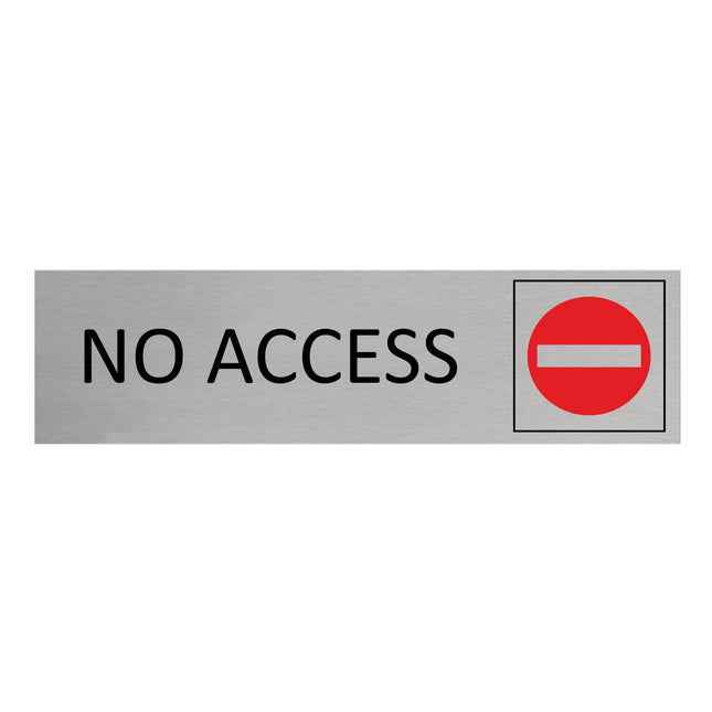 Türschild No Access