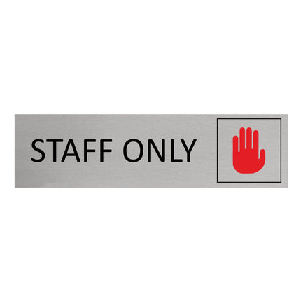 Türschild Staff Only