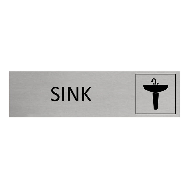 Türschild Sink