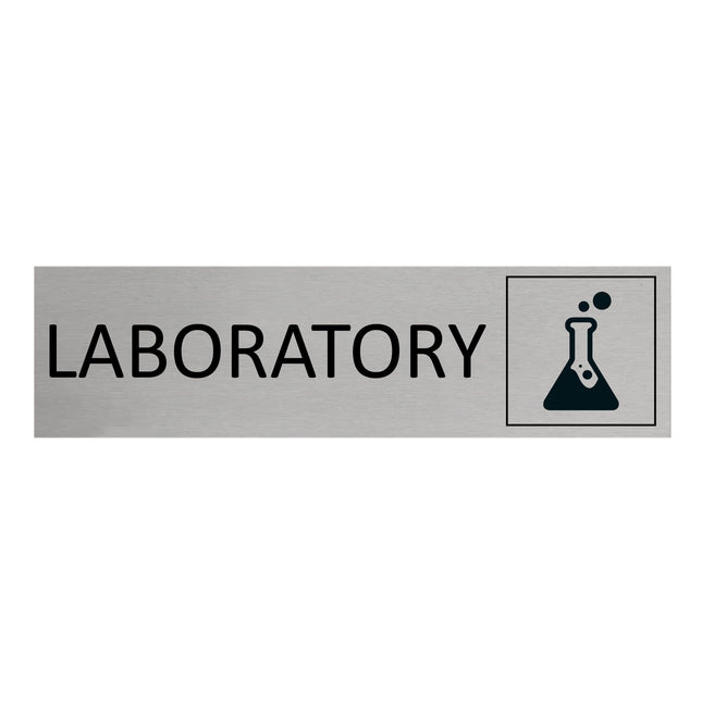 Türschild Laboratory