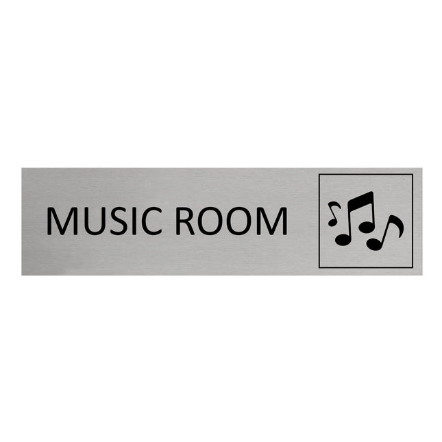 Türschild Music Room