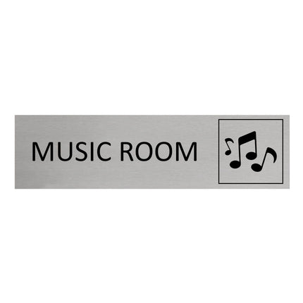 Türschild Music Room