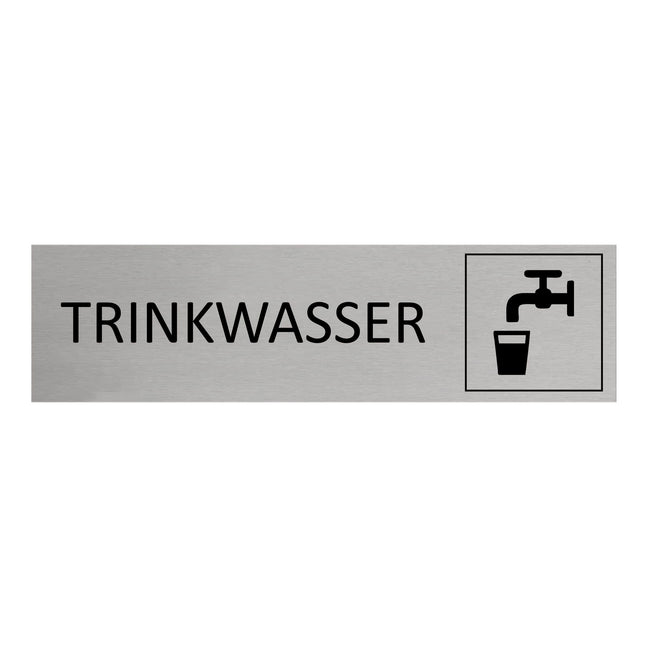 Türschild Trinkwasser