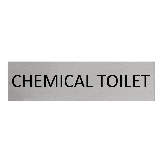 Türschild Chemical Toilet